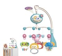 Crib Mobile,Rotating Bassinet Mobile | Electric Rotation Mobile for Crib, Remote Control Nursery Crib Toys, Cute Crib Toys for Boys Girls