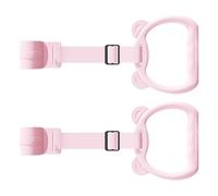 Crib Pull Up Rings - Kids Exercise Assist | 2 Piece Strap Handle Grip Toy | Walking Practice Accessory for Boys, Yard Play, Cot Training, Balance Development, Indoor Outdoor Activity