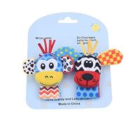 Crib Rattle Toy Wearable Wrist Foot Rattle for Baby Infant Early Education for W/Squeaker Paper for Newbor Toys for Boy Girl with Music for Infants Toy Arch Hanging Toys