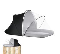 Crib Shade Net - Portable Baby Bed Canopy, Portables Stroller Cover | Travel Sunshade Net, Toddler Nap Time Tent, Mesh Canopy for Stroller Playpen, Sleeping Netting, Lightweight Sleep, Breathable