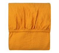 Crib Sheets 130cm x 70cm x 25cm, Travel Cot Fitted Sheet, 100% Organic Cotton Fitted Crib Sheets for Bedside Cribs, Playpen Sheets Baby Bassinet Sheets for Boy and Girl