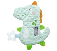 Crib Soother, Baby Vibrating Soother, Cute Animal Crib for Sleep, 3 Adjustable Vibration Modes, Infant Portable Sleep Soothing Doll Toy for Home & Travel, Green