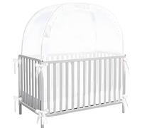Crib Tent 70x130x140cm Baby Crib Tent Safety Net Breathable Net For Cot Bed Mesh To Keep Baby In Stop Kids From Climbing Out Protection For Nurseries Bedrooms Travel