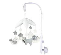 Crib Toy - Premium Nursery Bed Bell Decoration System Unit Device, Suspending Rotating Bell with Melodies en Your Kids's Curiosity, d Purpose Design | Nursery Crib Bedroom Ceiling Decor Musical