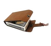 Cribbage Board - Faux Leather 10 x 7 x 3 cm | Travel Cribbage Board with Individual Name | Table Play Set | Compact Card Game | For Family Evenings, Travel, Entertainment, Camping, Leisure and Daily T