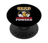 Cribbage Board Game Funny Cribbage Player PopSockets Adhesive PopGrip