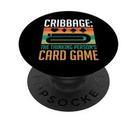 Cribbage Game Player The Thinking Persons PopSockets Adhesive PopGrip