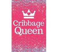 Cribbage Queen: Cribbage pink 6x9inch Notebook/Planner. Fun gift for any Cribbage enthusiast. Great for Xmas, Birthday, Valentine, Mother's Day or Any Occasion. Ideal Stocking Filler or Secret Santa.