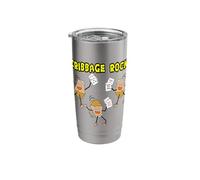 Cribbage Rocks Stainless Steel Insulated Tumbler