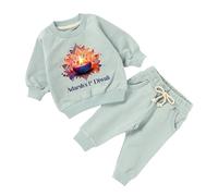cribstar Organic Cotton Personalised Diwali Tracksuit | 1st Diwali Baby Toddler Outfit | Festival of Lights Gift | Hindu, Sikh, Jain or Buddhist Celebrations (Mint, 6-12 Months)