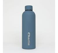 cribstar Personalised Insulated Water Bottle - Perfect for School, Travel, Office, Gym Anywhere - Small Name - Laser Engraved! (Whale Blue)