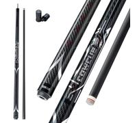 CRICAL Carbon Fiber Pool Cue COWCUE Series Low Deflection Billiards Cue Stick 58" Professional Pool Table Sticks for Adults -12.5mm Tip, Weight 19OZ (Adjustable), 3/8 * 8 Joint