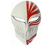Cricia Resin Bleach Ichigo Kurosaki Mask Hollow Cosplay Halloween Masquerade Anime Death Bleach Mask Kurosaki Cosplay Mask Decoration Gift