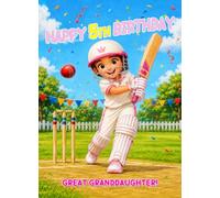 Cricket 5th Birthday Card for Great Granddaughter