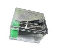 Cricket Aquarium has a vented design to observe the bait crate and cricket hideaway tube habitat