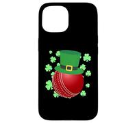 Cricket Ball - Leprechaun Hat St Patrick’s Day Case for iPhone 15