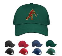 Cricket Baseball Cap - Green - Adult - Dad Brother Son Cricket Player & Fan Gift Idea - Cricketer Cap for Him - Funny Sports Cricket Gifts - Cricket Hat for Him Her - Cricket Match Support Cap
