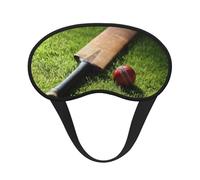 Cricket Bat and Ball, Full Eye Covers Light Blocking Eye Masks Blackout Sleep Eye Muffs