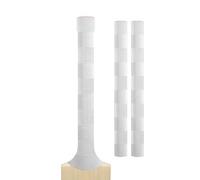 Cricket Bat Grips - Premium Rubber Cricket Bat Grip Tape for Maximum Hold & Shock Absorption (1, White, Chevron)