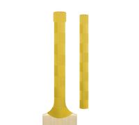 Cricket Bat Grips - Premium Rubber Cricket Bat Grip Tape for Maximum Hold & Shock Absorption | 4 Styles | Multi-Color | Pack of 1| Durable Bat Grips Cricket (1, Yellow, Chevron)