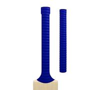 Cricket Bat Grips - Premium Rubber Cricket Bat Grip Tape for Maximum Hold & Shock Absorption | 4 Styles | Multi-Color | Pack of 1| Durable Bat Grips Cricket (1, Navy, Coil)