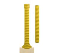 Cricket Bat Grips - Premium Rubber Cricket Bat Grip Tape for Maximum Hold & Shock Absorption | 4 Styles | Multi-Color | Pack of 1| Durable Bat Grips Cricket (1, Yellow, Coil)