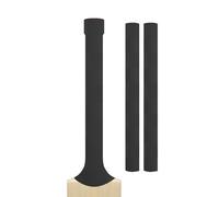 Cricket Bat Grips - Premium Rubber Cricket Bat Grip Tape for Maximum Hold & Shock Absorption | 4 Styles | Multi-Color | Pack of 2| Durable Bat Grips Cricket (2, Black, Chevron)