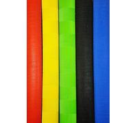Cricket Bat Grips - Premium Rubber Grips - Cricket Batting Grip - Chevron & Ribbed Patterns - Anti-Slip Comfort - Fits All Bat Sizes - Vibrant Colours - Cricket Accessories - Bat Grip 5 pack