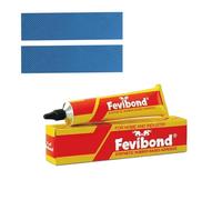 Cricket Bat Toe Guard Glue Set - Durable Protection for Wooden Bats | Easy Application & Long-Lasting Bond (Blue)