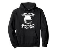 Cricket Batsman Bowler Umpire - Cricketing Cricketer Pullover Hoodie