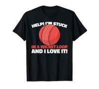 Cricket Batsman Bowler Umpire Cricketing - Cricketer T-Shirt