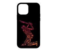 Cricket Batsman Equipment Collage Art Case for iPhone 12 mini