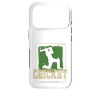 Cricket Batsman Vintage Pitcher Player Trainer and Coach Case for iPhone 17 Pro