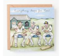 Cricket Birthday Card - Everything Stops for Tea! - Berni Parker