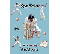 Cricket Birthday Card for Great Grandson