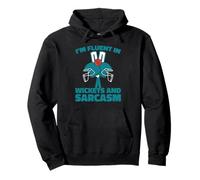 Cricket Bowler Batsman Umpire - Cricketing Cricketer Pullover Hoodie