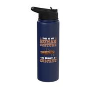 Cricket Breeder Insect Enthusiast Entomologist Human Costume Stainless Steel Insulated Water Bottle