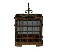Cricket cage for reptiles Old objects stored in solid wood with copper limbing pets grasshopper cages