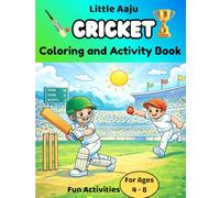 Cricket Coloring and Activity Book for Kids: Fun Cricket Coloring Pages, Mazes, Puzzles & Activities for Kids Ages 4-8