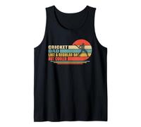 Cricket Dad Like A Regular Dad Father's Day Cricket Dad Tee Tank Top