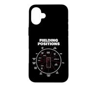 Cricket Fielding Positions Diagram Player Coach Case for iPhone 16 Plus