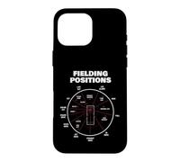 Cricket Fielding Positions Diagram Player Coach Case for iPhone 16 Pro Max