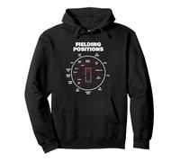 Cricket Fielding Positions Diagram Player Coach Pullover Hoodie