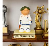 Cricket Gift Cricketer Cricketing present - Personalised Birthday Retirement Son Grandad Dad Husband Custom Cricketer idea for Him Men Boys Trophy Award Leaving Batsman Bowler Funny novelty