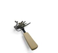 CRICKET-GIFTS Mini Cricket Bat Keyring Stylish and Durable Wooden Keychain for Cricket Lovers, Perfect Souvenir, Gift, or Accessory for Bags and Keys