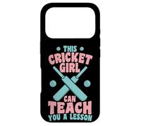 Cricket Girl Cricket Player Team Sports Case for iPhone 17 Pro