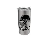 Cricket Guy Cricket Lover Gentleman's Game Stainless Steel Insulated Tumbler