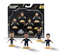 CRICKET ICONS Gujarat Titans Collectible Figurine - Pack of 4, IPL Edition, Miniature Colletables with 360° Rotatable Heads - Sports Fan Memorabilia for Cricket Fans & Collectors