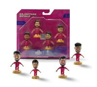 CRICKET ICONS Rajasthan Royals Team Pack Collectible Figurine - Pack of 4, IPL Edition, Miniature Collectables with 360° Rotatable Heads - Sports Fan Memorabilia for Cricket Fans & Collectors