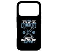 Cricket is a Smart People Hobby Sport Case for iPhone 17 Pro